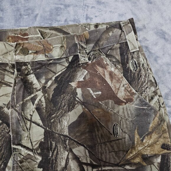 Vintage Carhartt Realtree Camouflage B191 CMO Carpenter Shorts Men's Size 36 - Picture 3 of 10